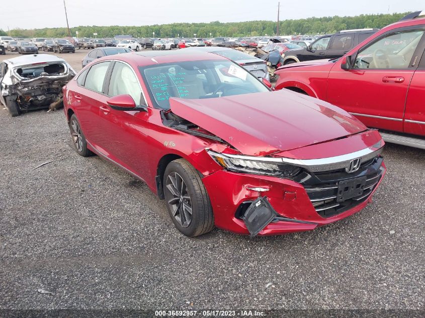 2022 HONDA ACCORD SEDAN EX-L - 1HGCV1F5XNA013574