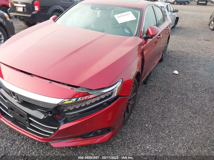 2022 HONDA ACCORD SEDAN EX-L - 1HGCV1F5XNA013574