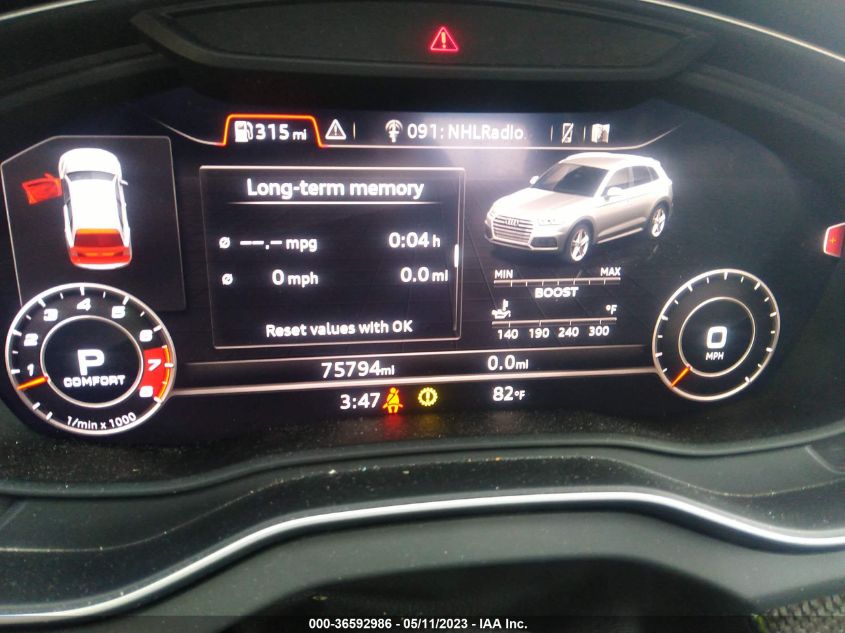 2018 AUDI SQ5 PREMIUM PLUS - WA1A4AFY6J2212509
