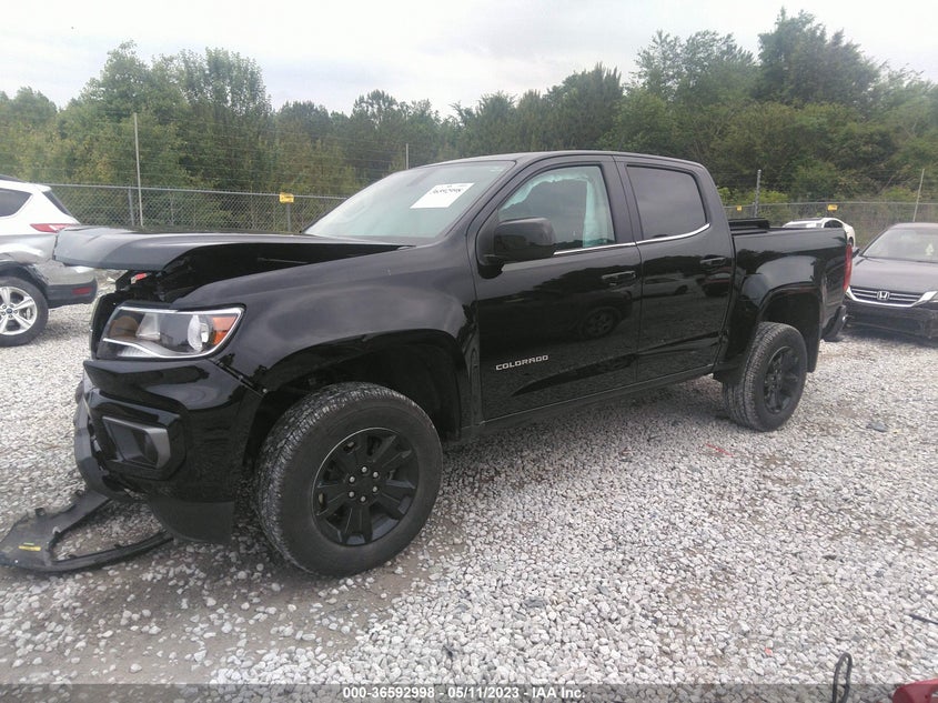 VIN 1GCGSCEN4N1211461 2022 CHEVROLET COLORADO 2WD LT