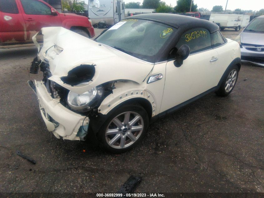 2013 MINI COOPER COUPE S - WMWSX3C5XDT409038
