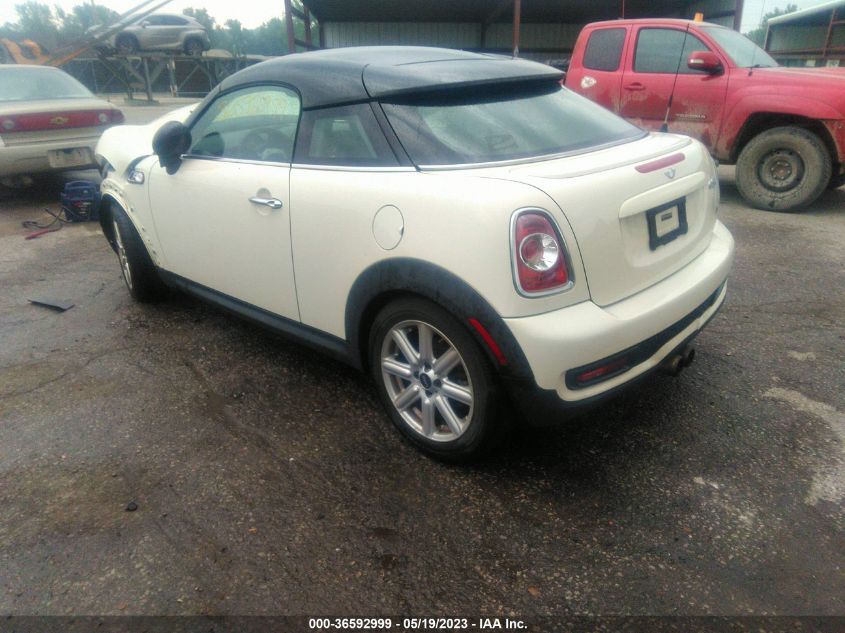 2013 MINI COOPER COUPE S - WMWSX3C5XDT409038