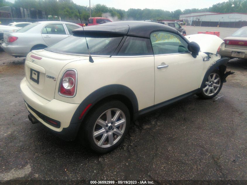 2013 MINI COOPER COUPE S - WMWSX3C5XDT409038