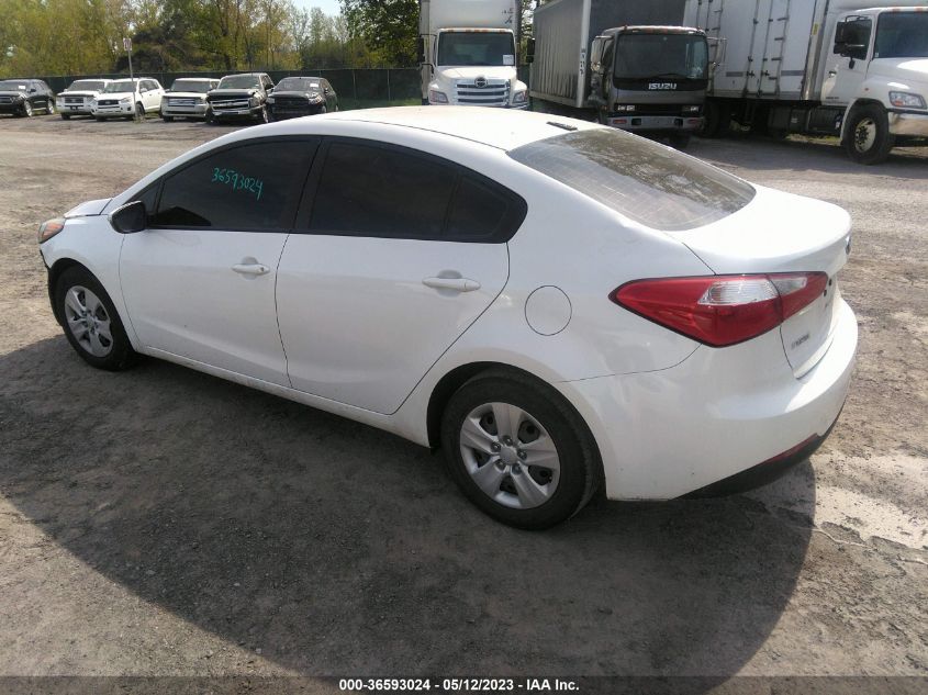 2015 KIA FORTE LX - KNAFX4A67F5413137