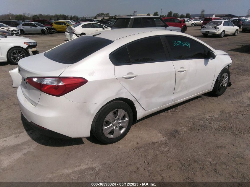 2015 KIA FORTE LX - KNAFX4A67F5413137