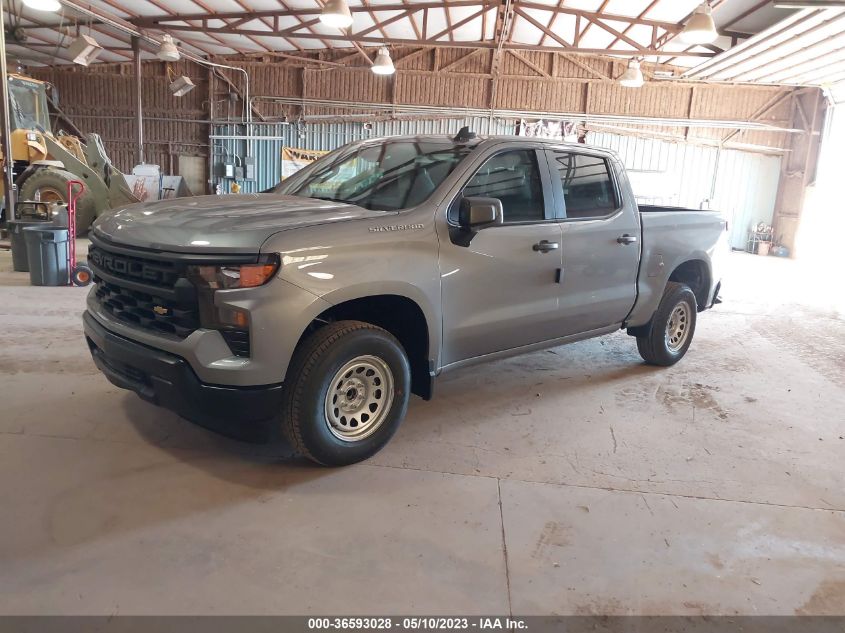 2023 CHEVROLET SILVERADO 1500 WORK TRUCK - 3GCPAAEK5PG272058