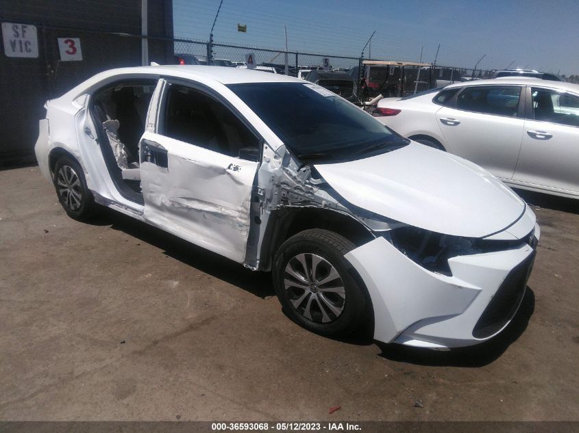 2022 TOYOTA COROLLA HYBRID LE - JTDEAMDE8N3009504