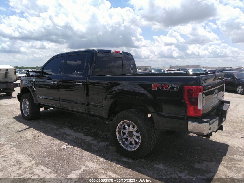 2017 FORD SUPER DUTY F-250 SRW LARIAT/PLATINUM - 1FT7W2BT0HEC20611