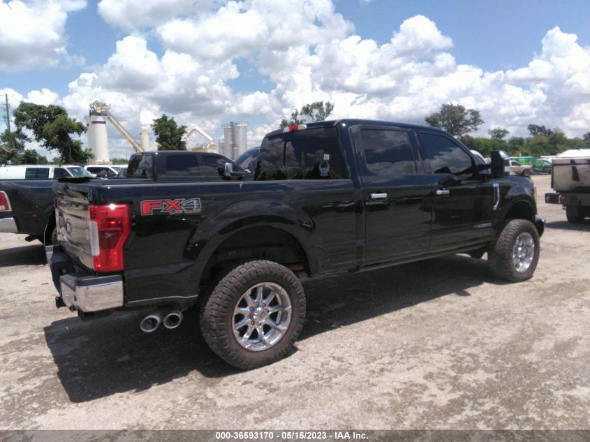 2017 FORD SUPER DUTY F-250 SRW LARIAT/PLATINUM - 1FT7W2BT0HEC20611