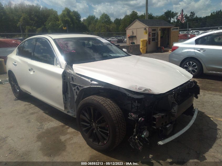 2019 INFINITI Q50 3.0T LUXE - JN1EV7ARXKM558692