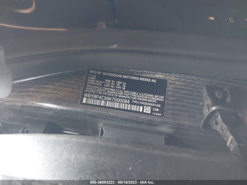 2019 BMW I3 - WBY8P4C56K7D00084