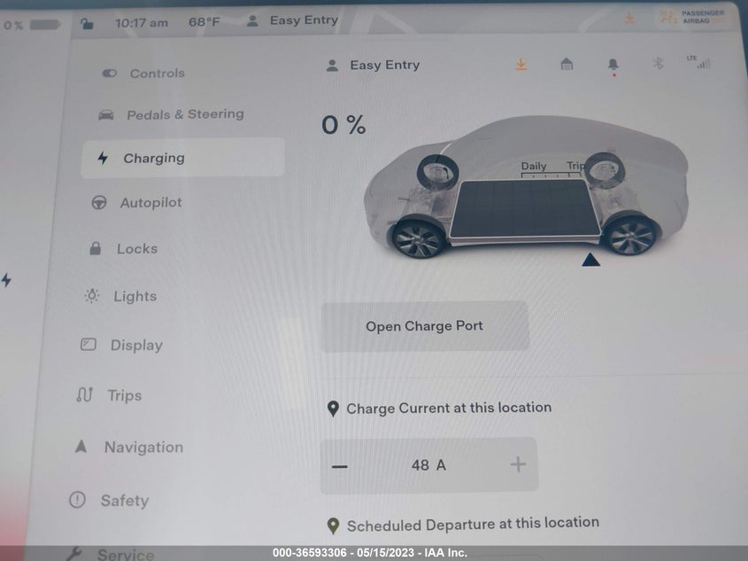VIN 7SAYGDEEXNF555768 2022 TESLA MODEL Y LONG RANGE