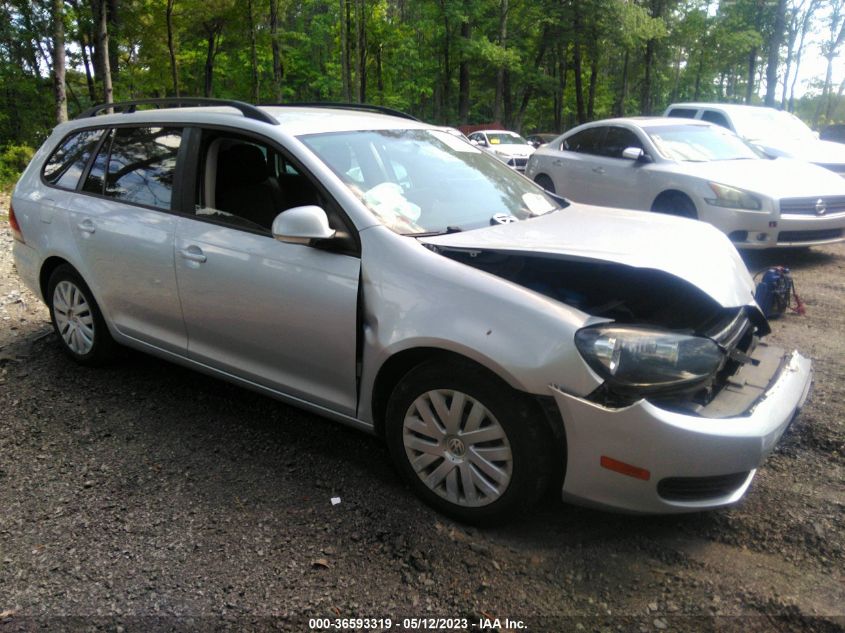 2014 VOLKSWAGEN JETTA SPORTWAGEN S - 3VWPP7AJ3EM623902