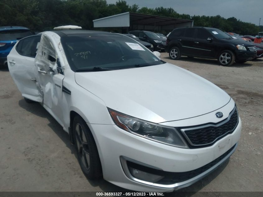 2013 KIA OPTIMA HYBRID EX - KNAGM4ADXD5053757