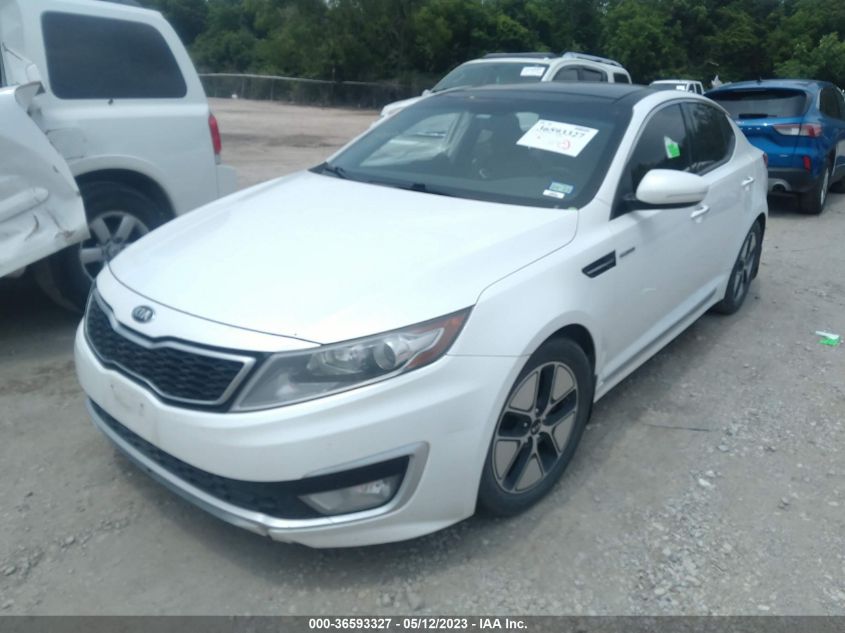 2013 KIA OPTIMA HYBRID EX - KNAGM4ADXD5053757