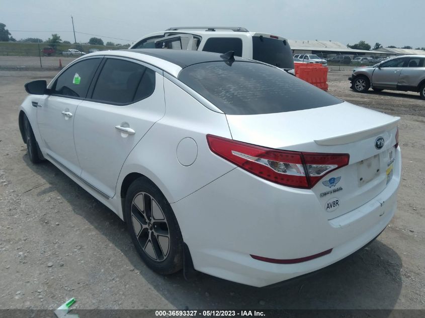 2013 KIA OPTIMA HYBRID EX - KNAGM4ADXD5053757