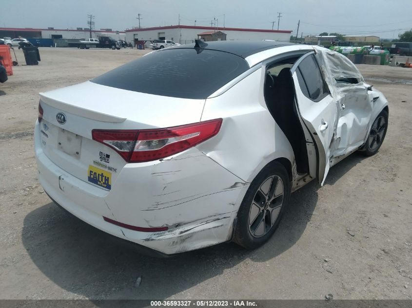 2013 KIA OPTIMA HYBRID EX - KNAGM4ADXD5053757