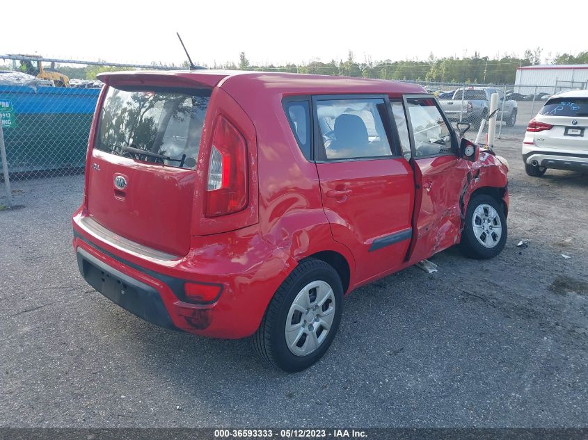2013 KIA SOUL BASE - KNDJT2A53D7491484