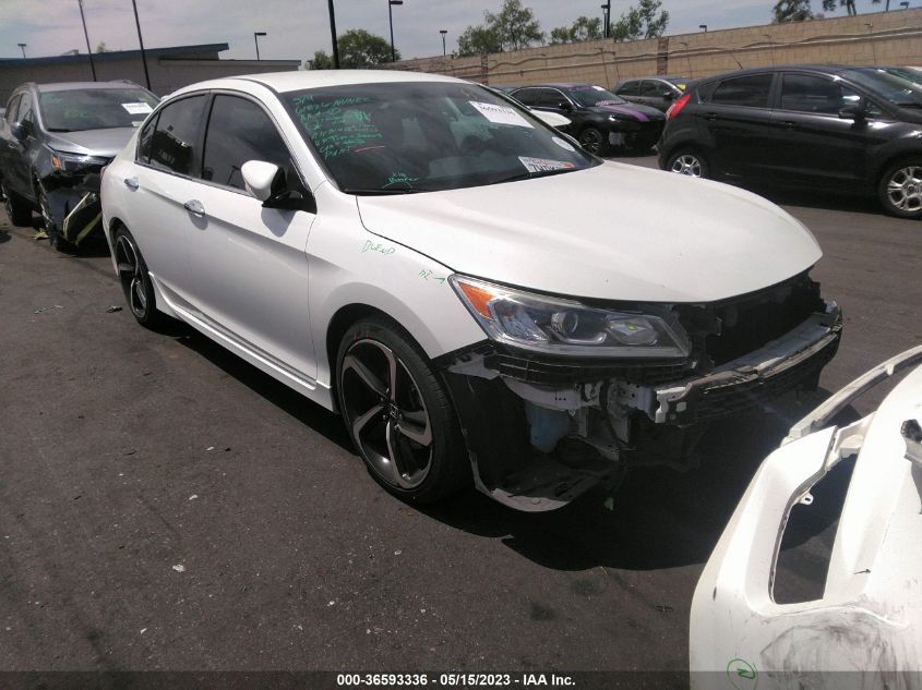 2017 HONDA ACCORD SEDAN SPORT - 1HGCR2F51HA076478