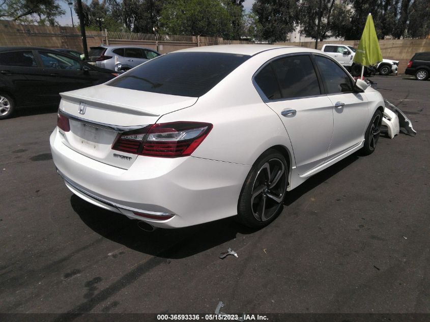 2017 HONDA ACCORD SEDAN SPORT - 1HGCR2F51HA076478