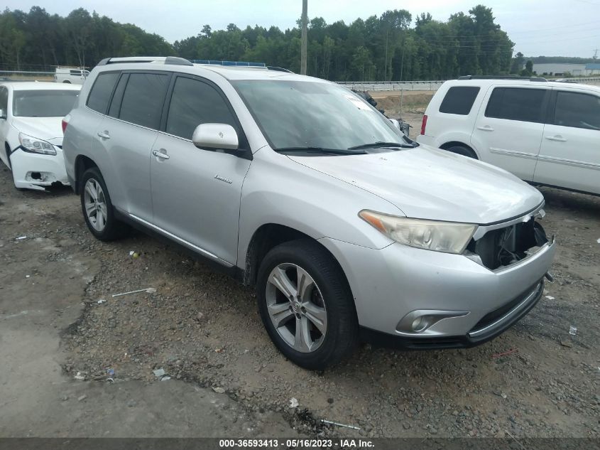 2013 TOYOTA HIGHLANDER LIMITED - 5TDYK3EH7DS115677