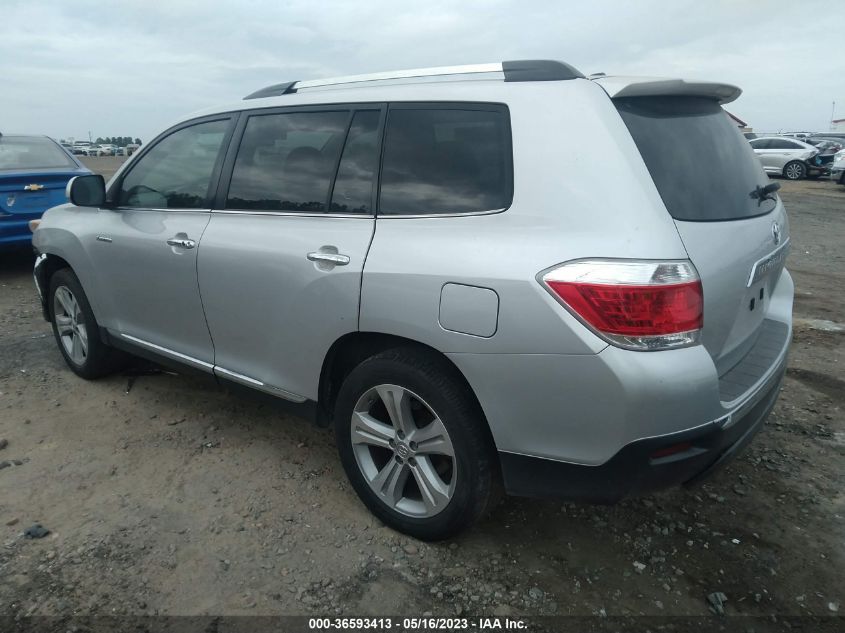 2013 TOYOTA HIGHLANDER LIMITED - 5TDYK3EH7DS115677