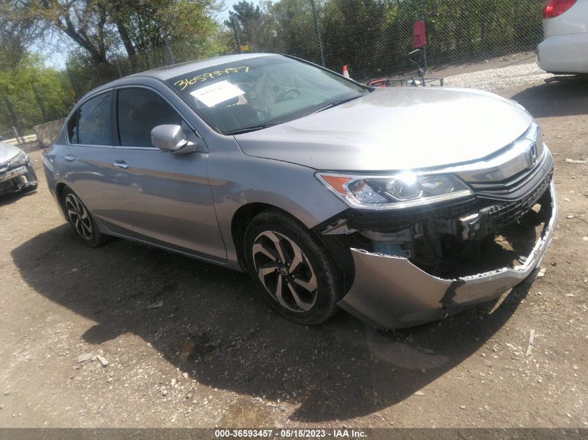 2016 HONDA ACCORD SEDAN EX-L - 1HGCR2F81GA164424