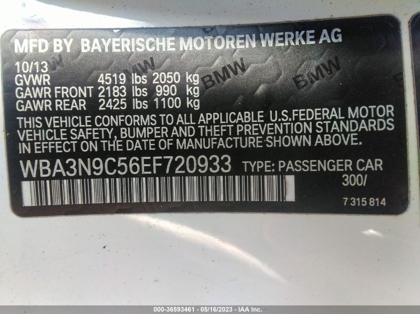 2014 BMW 4 SERIES 428I XDRIVE - WBA3N9C56EF720933