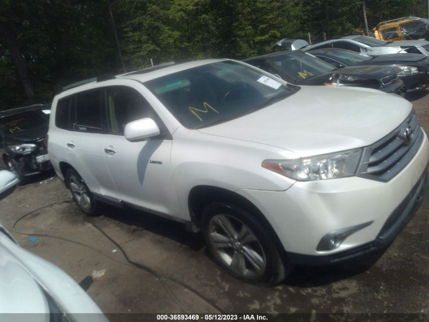 2013 TOYOTA HIGHLANDER LIMITED - 5TDDK3EH7DS199787