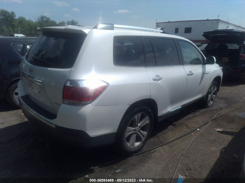 2013 TOYOTA HIGHLANDER LIMITED - 5TDDK3EH7DS199787