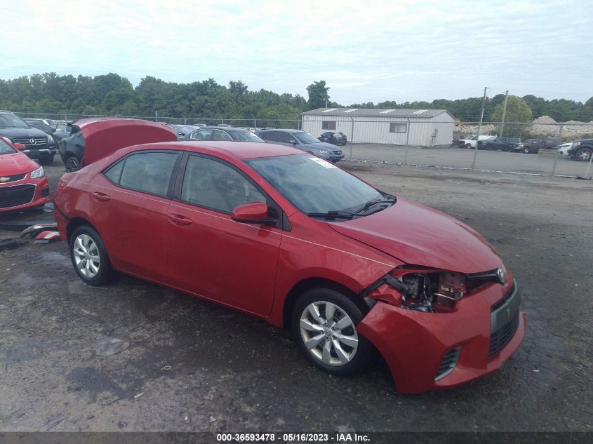 2016 TOYOTA COROLLA LE - 2T1BURHE0GC682833