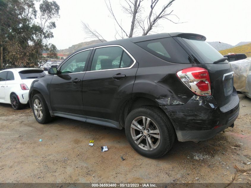 2016 CHEVROLET EQUINOX LS - 2GNALBEK3G6118568