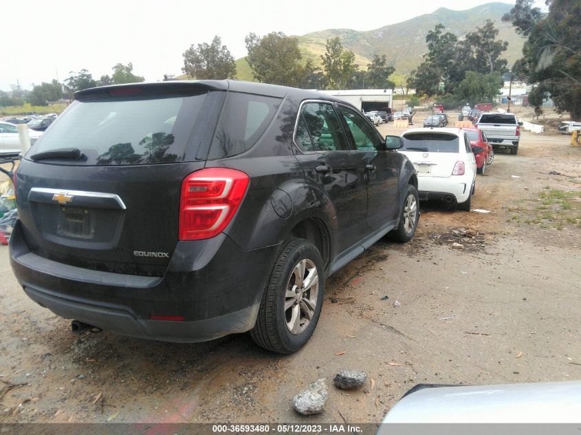 2016 CHEVROLET EQUINOX LS - 2GNALBEK3G6118568