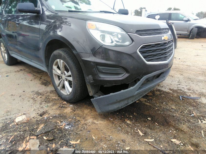 2016 CHEVROLET EQUINOX LS - 2GNALBEK3G6118568