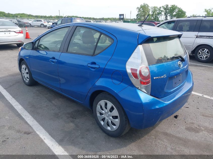 2014 TOYOTA PRIUS C ONE/THREE/TWO/FOUR - JTDKDTB33E1082135