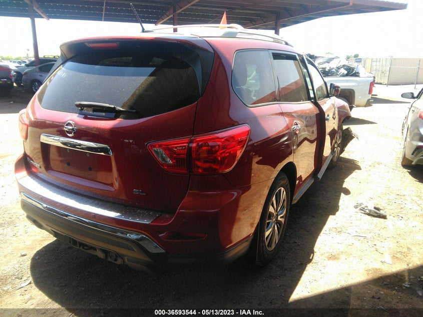 VIN 5N1DR2MN8HC600117 2017 NISSAN PATHFINDER SL