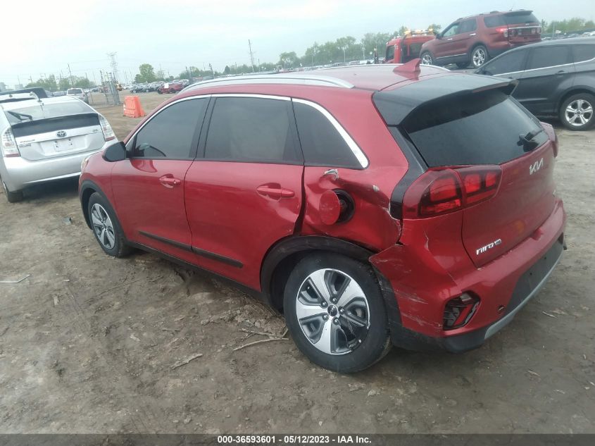 2022 KIA NIRO LX - KNDCB3LC2N5534805