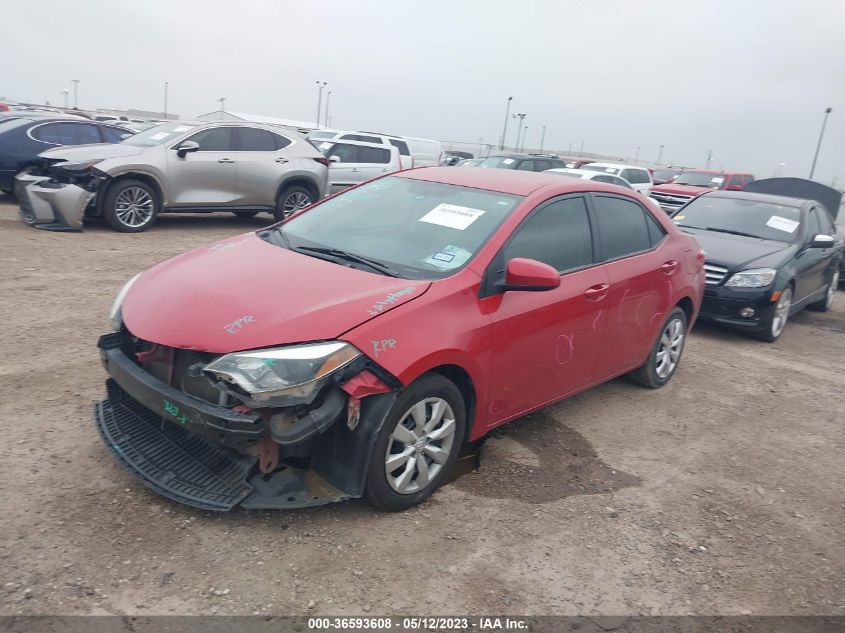 2014 TOYOTA COROLLA L/LE/S/S PLUS/LE PLUS - 5YFBURHE3EP105369