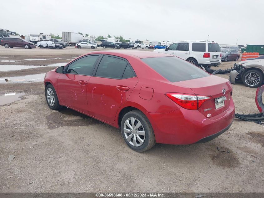 2014 TOYOTA COROLLA L/LE/S/S PLUS/LE PLUS - 5YFBURHE3EP105369