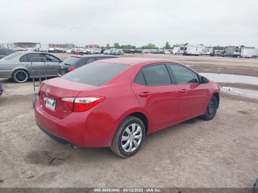 2014 TOYOTA COROLLA L/LE/S/S PLUS/LE PLUS - 5YFBURHE3EP105369