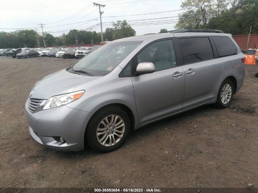 2015 TOYOTA SIENNA XLE/XLE AAS/LTD - 5TDYK3DC2FS657276