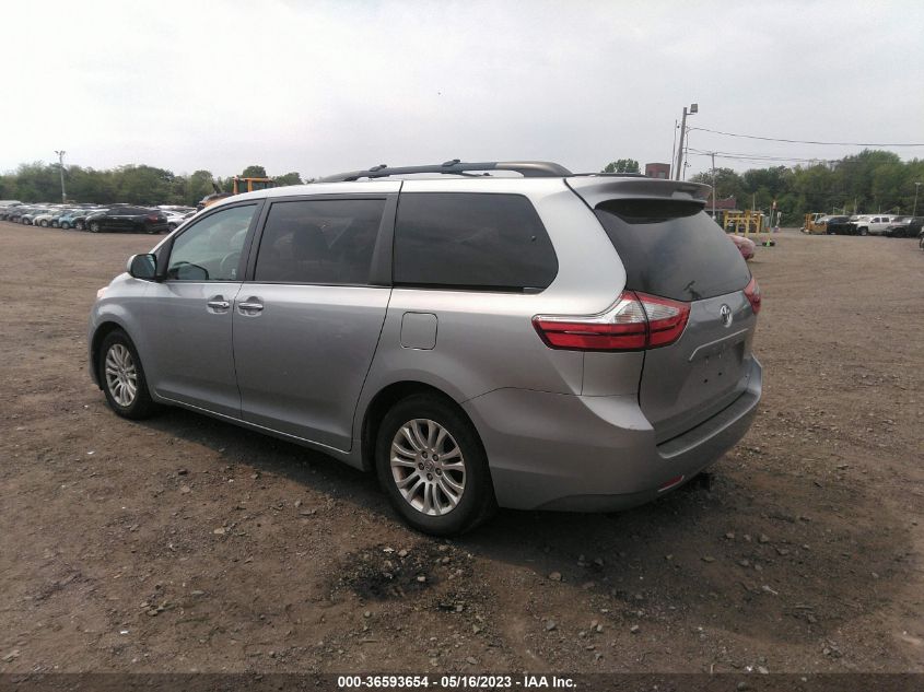 2015 TOYOTA SIENNA XLE/XLE AAS/LTD - 5TDYK3DC2FS657276