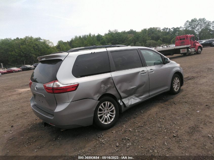 2015 TOYOTA SIENNA XLE/XLE AAS/LTD - 5TDYK3DC2FS657276