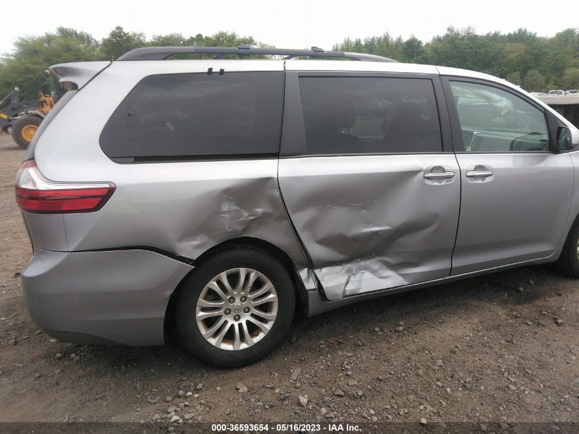 2015 TOYOTA SIENNA XLE/XLE AAS/LTD - 5TDYK3DC2FS657276