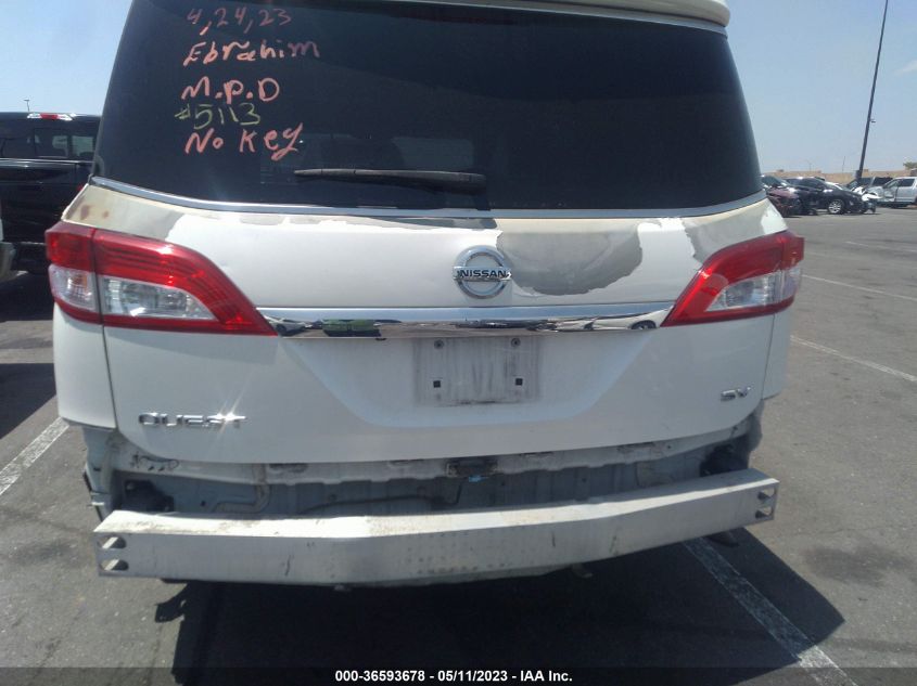 2013 NISSAN QUEST SV - JN8AE2KP4D9065113
