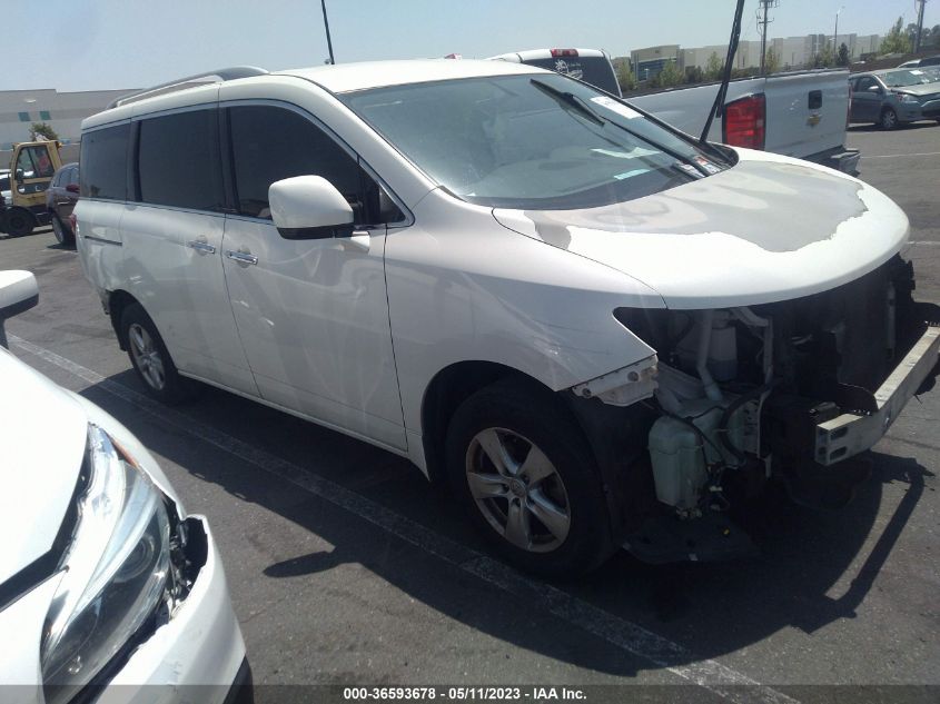 2013 NISSAN QUEST SV - JN8AE2KP4D9065113