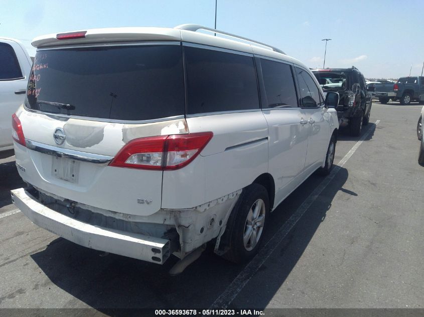 2013 NISSAN QUEST SV - JN8AE2KP4D9065113