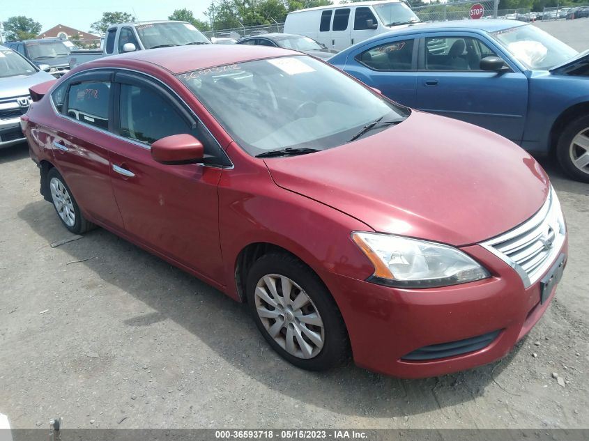 2013 NISSAN SENTRA SV - 3N1AB7AP9DL654784