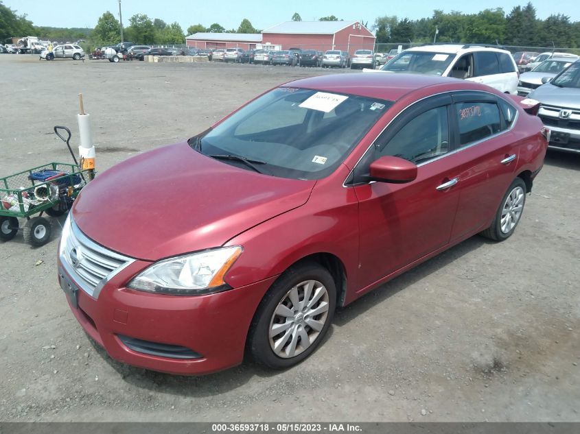 2013 NISSAN SENTRA SV - 3N1AB7AP9DL654784