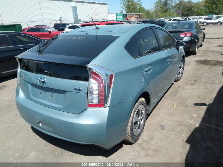 2013 TOYOTA PRIUS ONE/TWO/THREE/FOUR/FIVE - JTDKN3DU1D5639683
